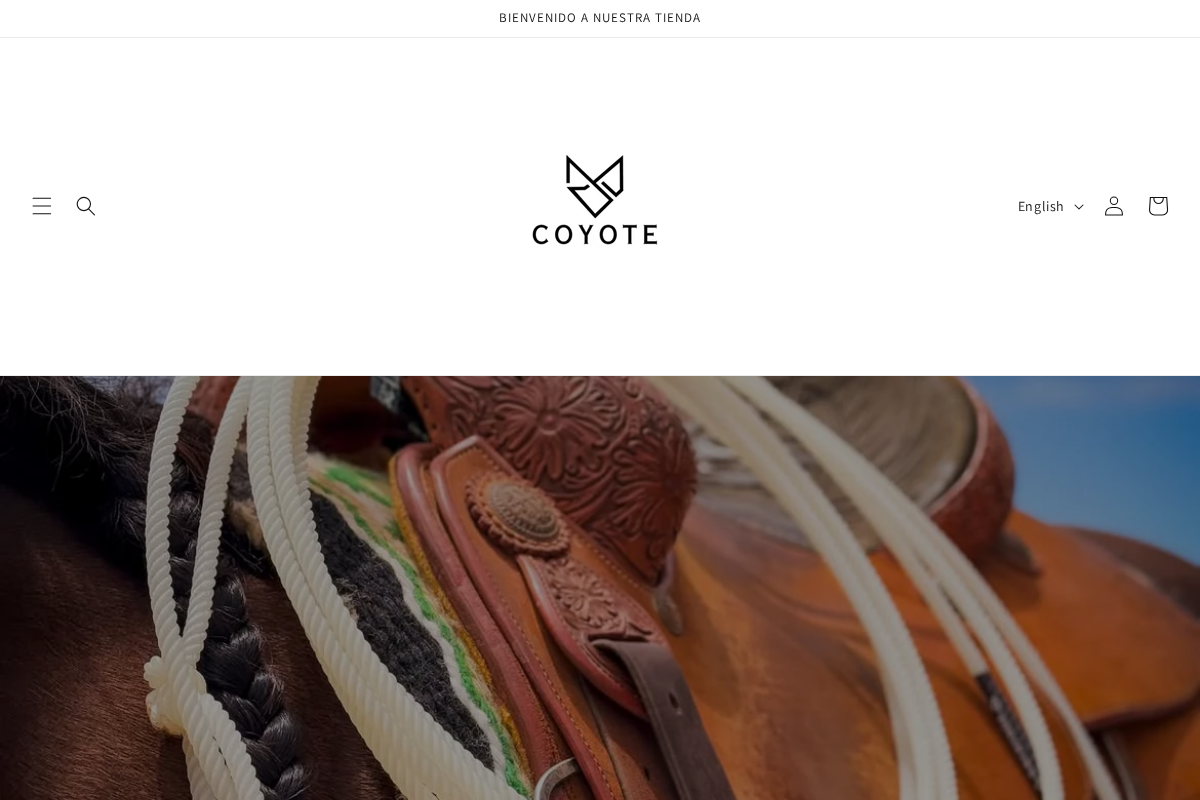 Coyote homepage screenshot