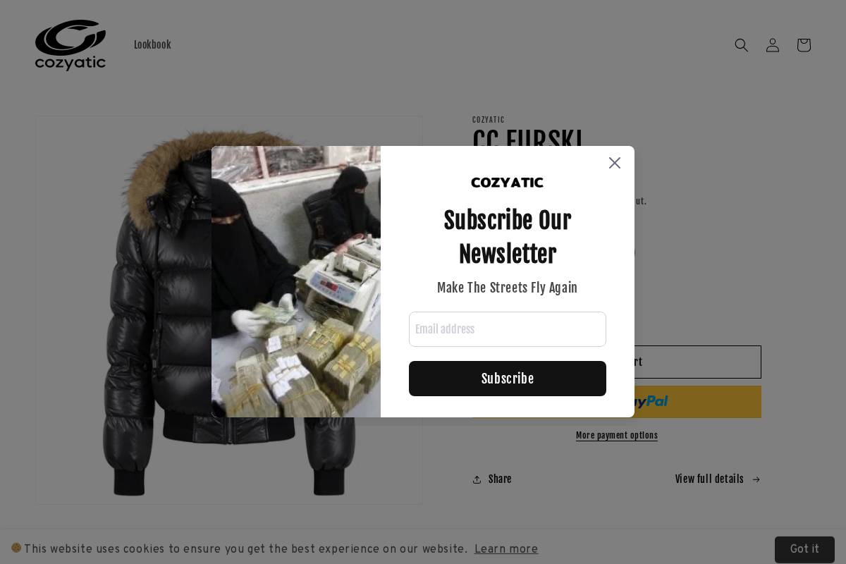 cozyatic.com homepage screenshot