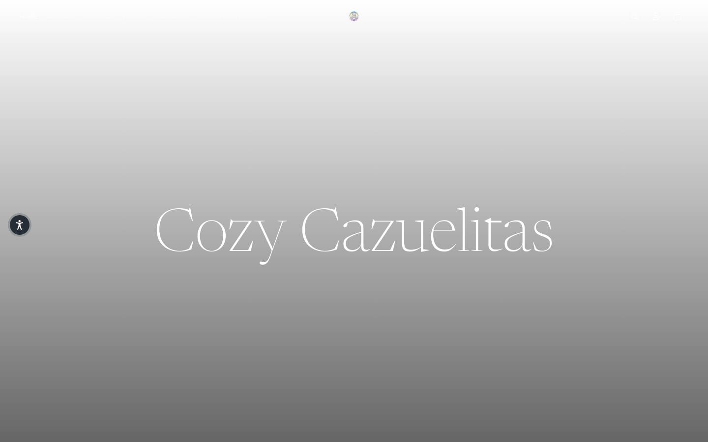 cozycazuelitas.com homepage screenshot