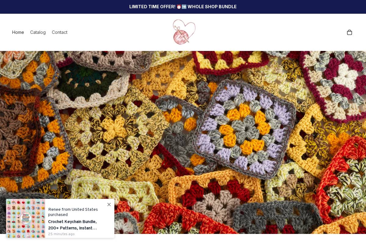 cozycrochetpattern.com homepage screenshot