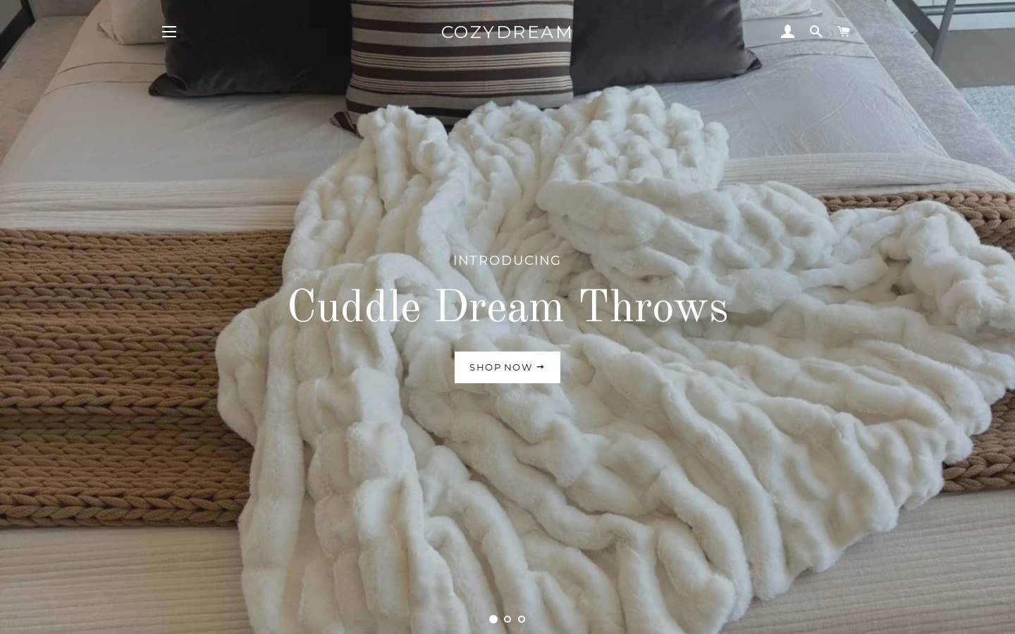 cozydream.com homepage screenshot