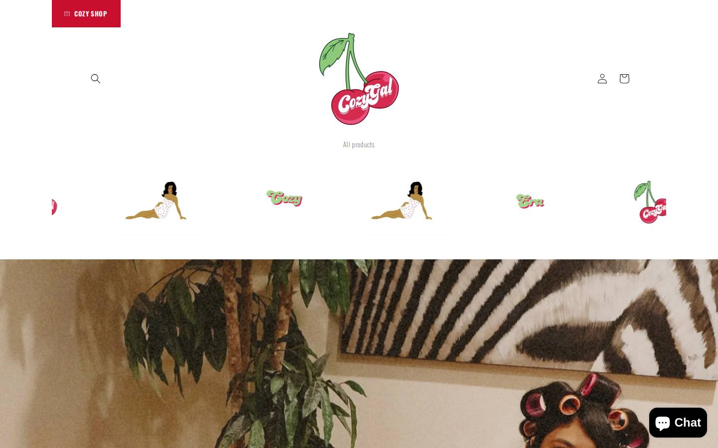 cozygal.com homepage screenshot