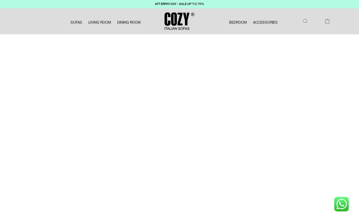 cozyliving.com.au homepage screenshot
