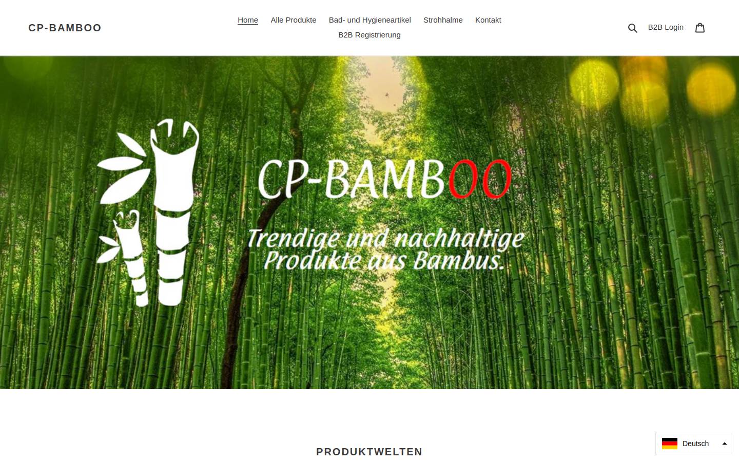 cp-bamboo.com homepage screenshot