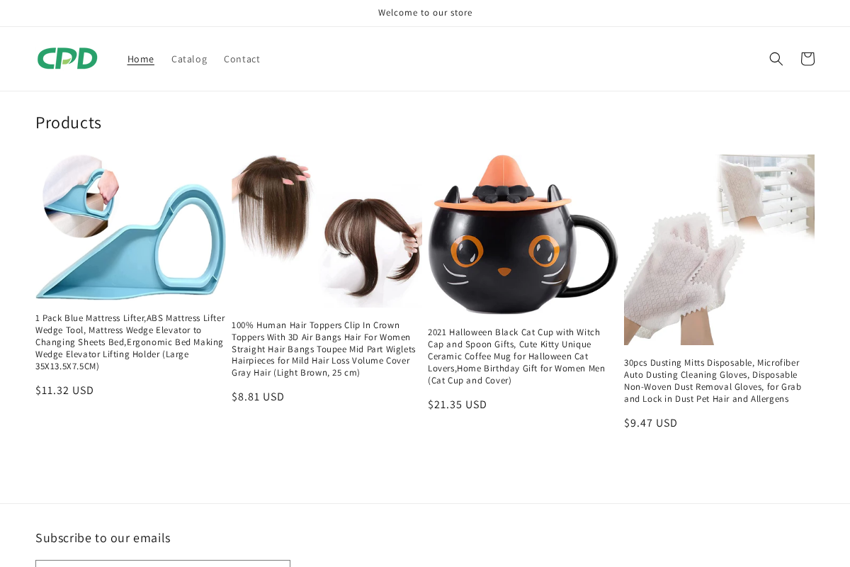 CPDSHOP homepage screenshot