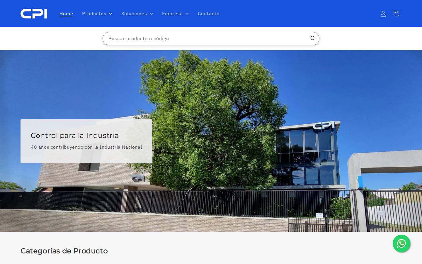 cpi.com.ar homepage screenshot