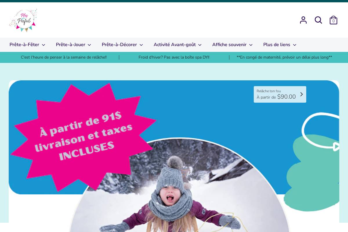 cplusqueparfait.ca homepage screenshot
