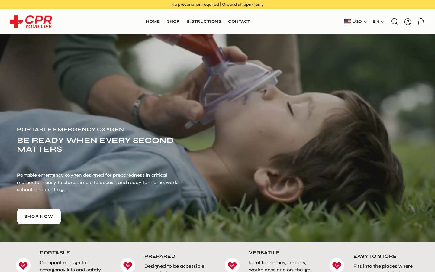 cpryourlife.com homepage screenshot