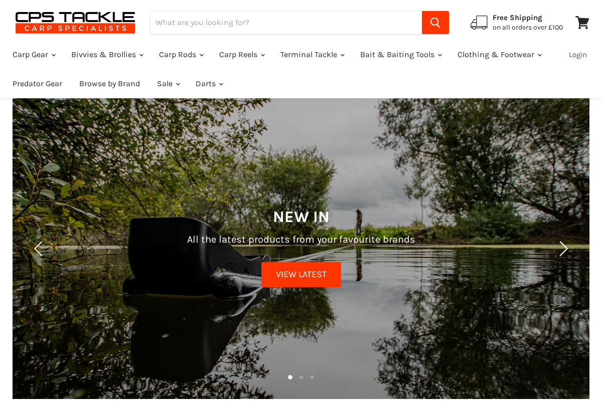 CPS Tackle homepage screenshot