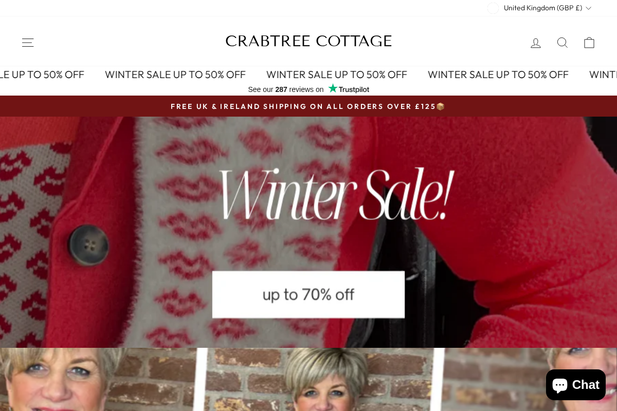 Crabtreecottage  homepage screenshot