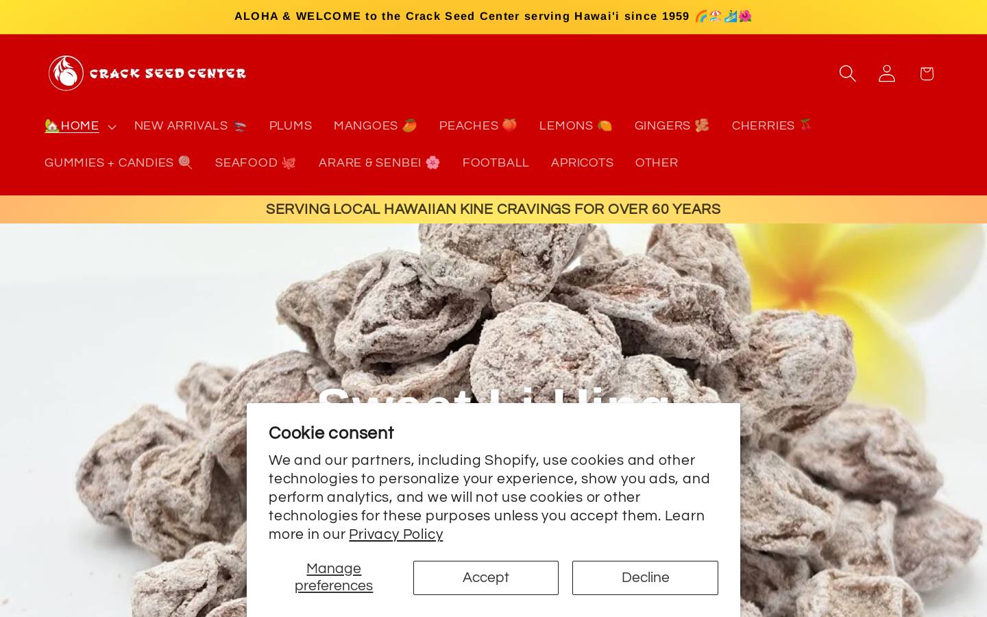 crackseedcenter.com homepage screenshot