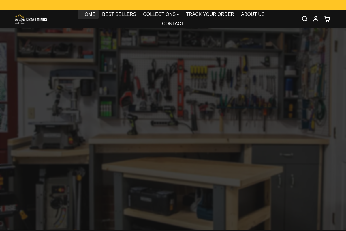CRAFTMINDS homepage screenshot