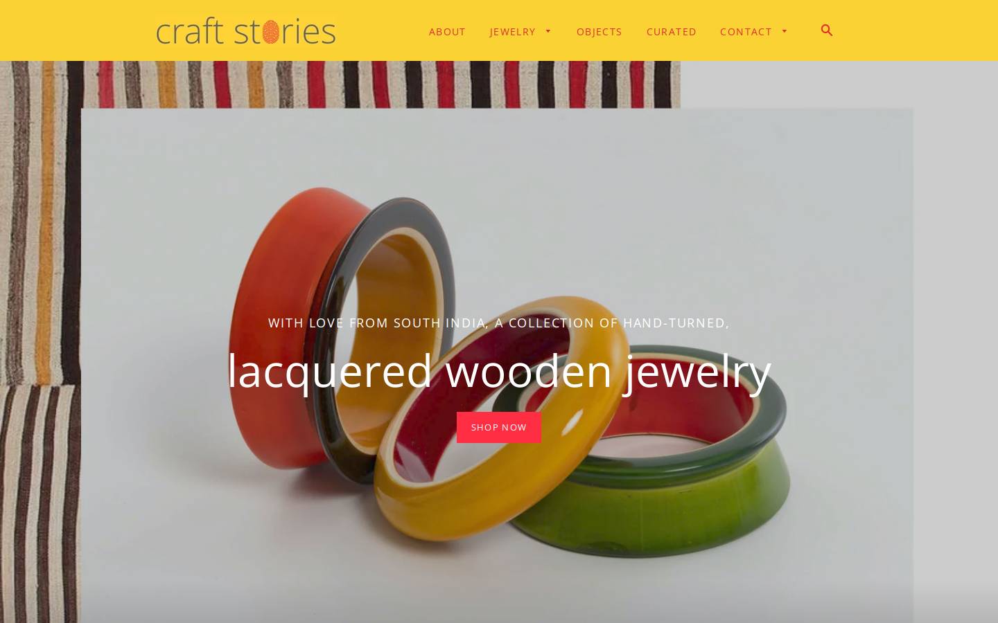 craft-stories.com homepage screenshot
