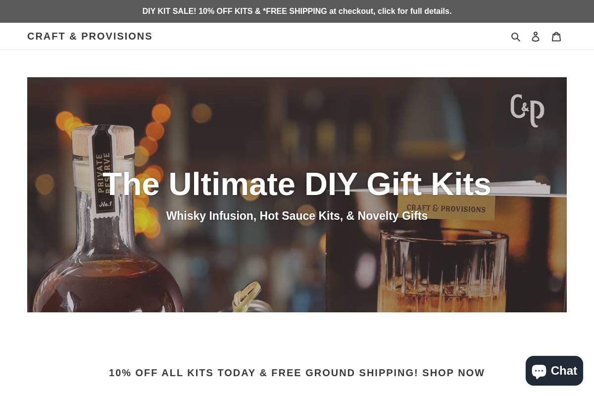 craftandpro.com homepage screenshot