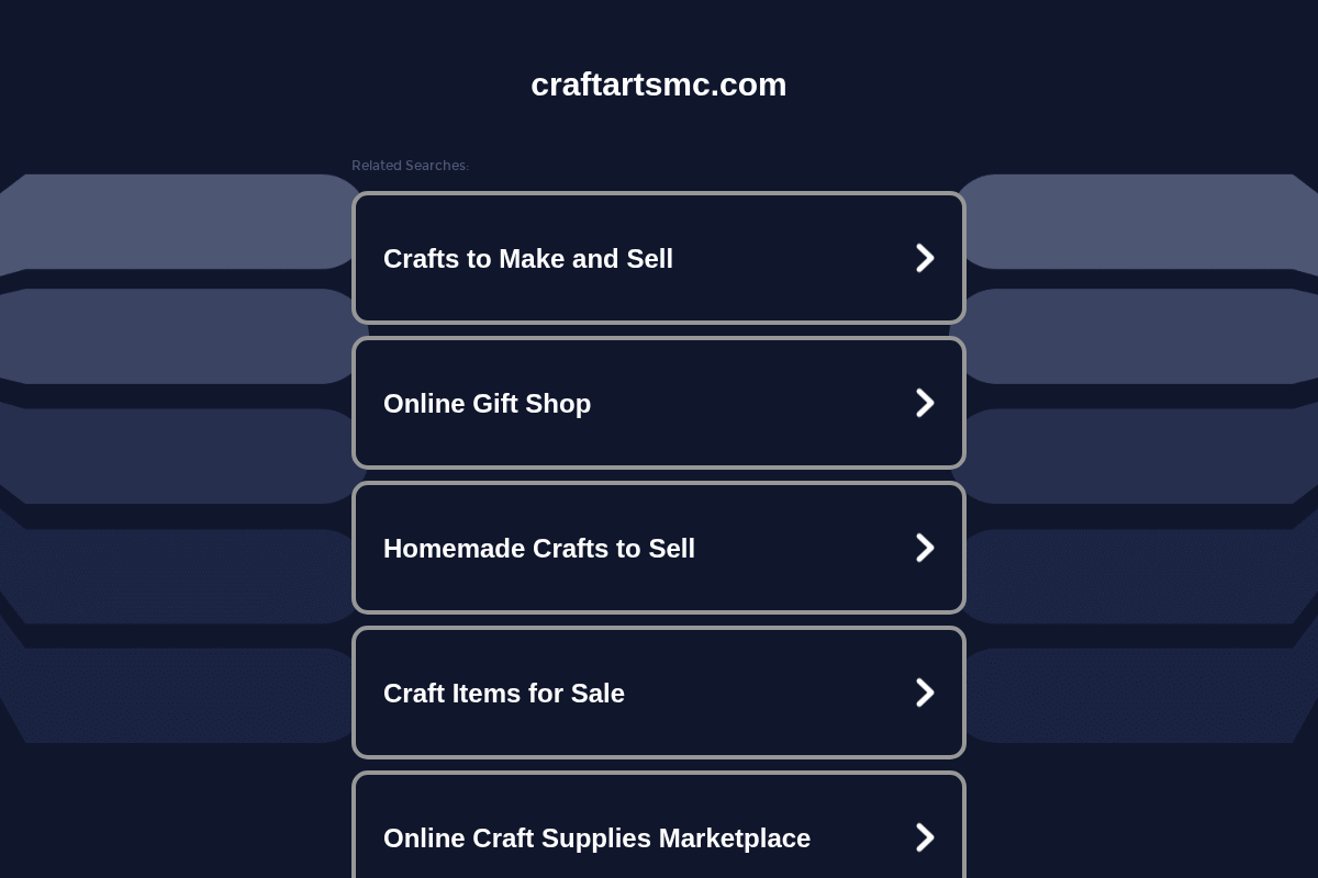 craftartsmc.com homepage screenshot