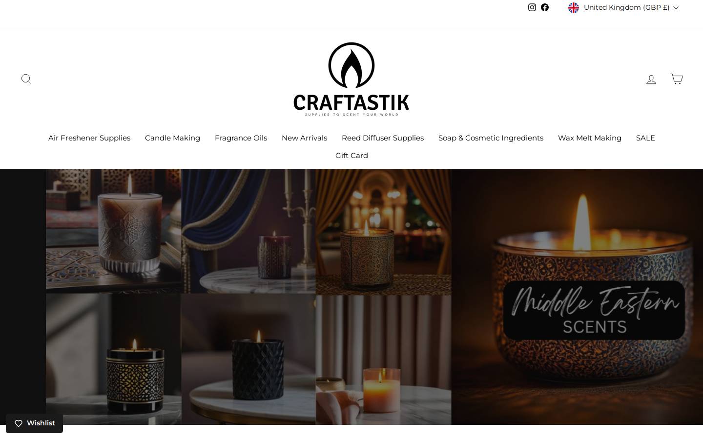 Craftastik homepage screenshot