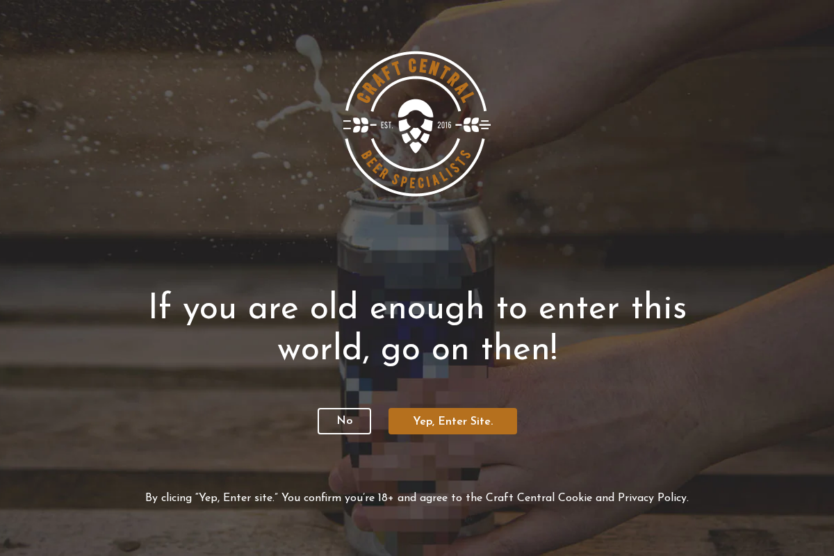 CraftCentral homepage screenshot