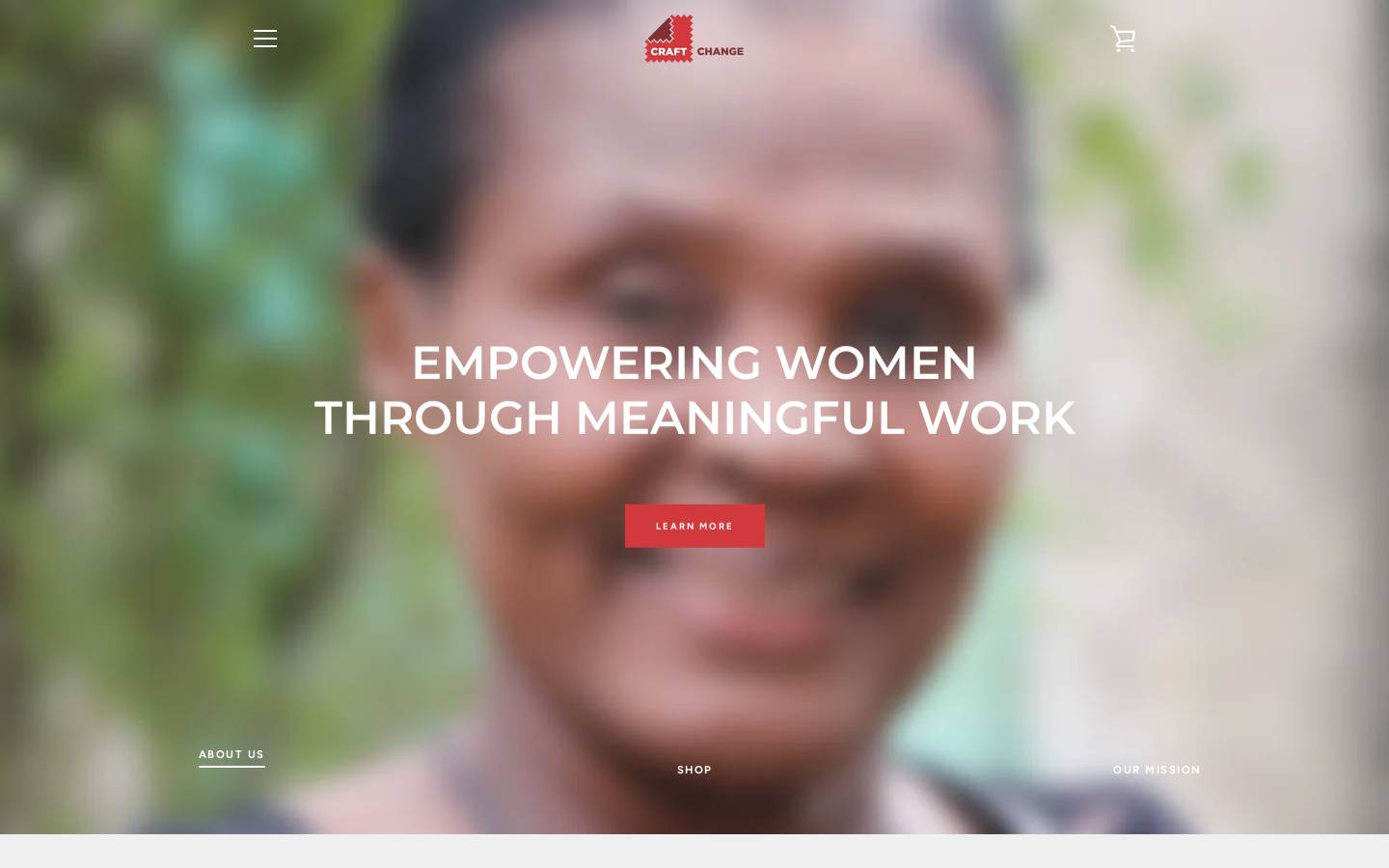 craftchangehaiti.org homepage screenshot