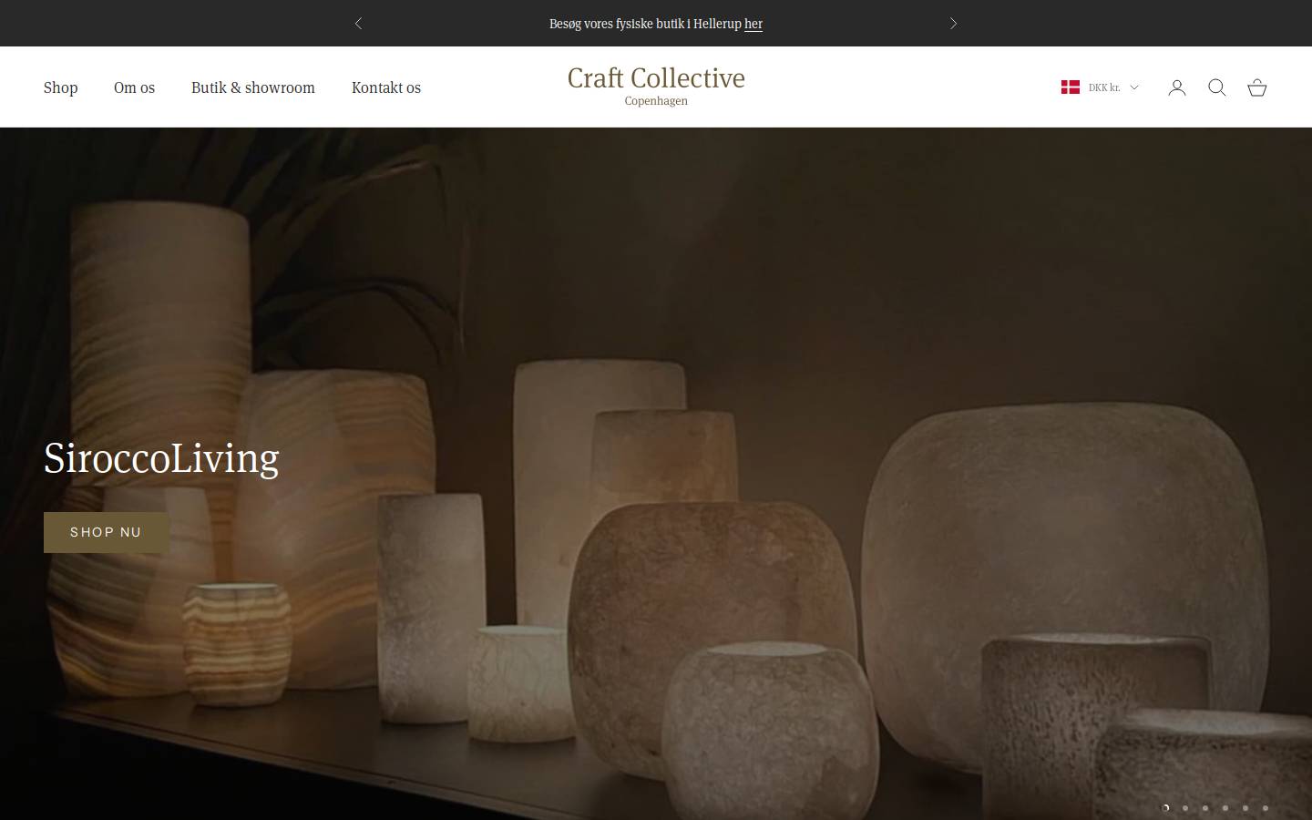 craftcollectivecph.com homepage screenshot