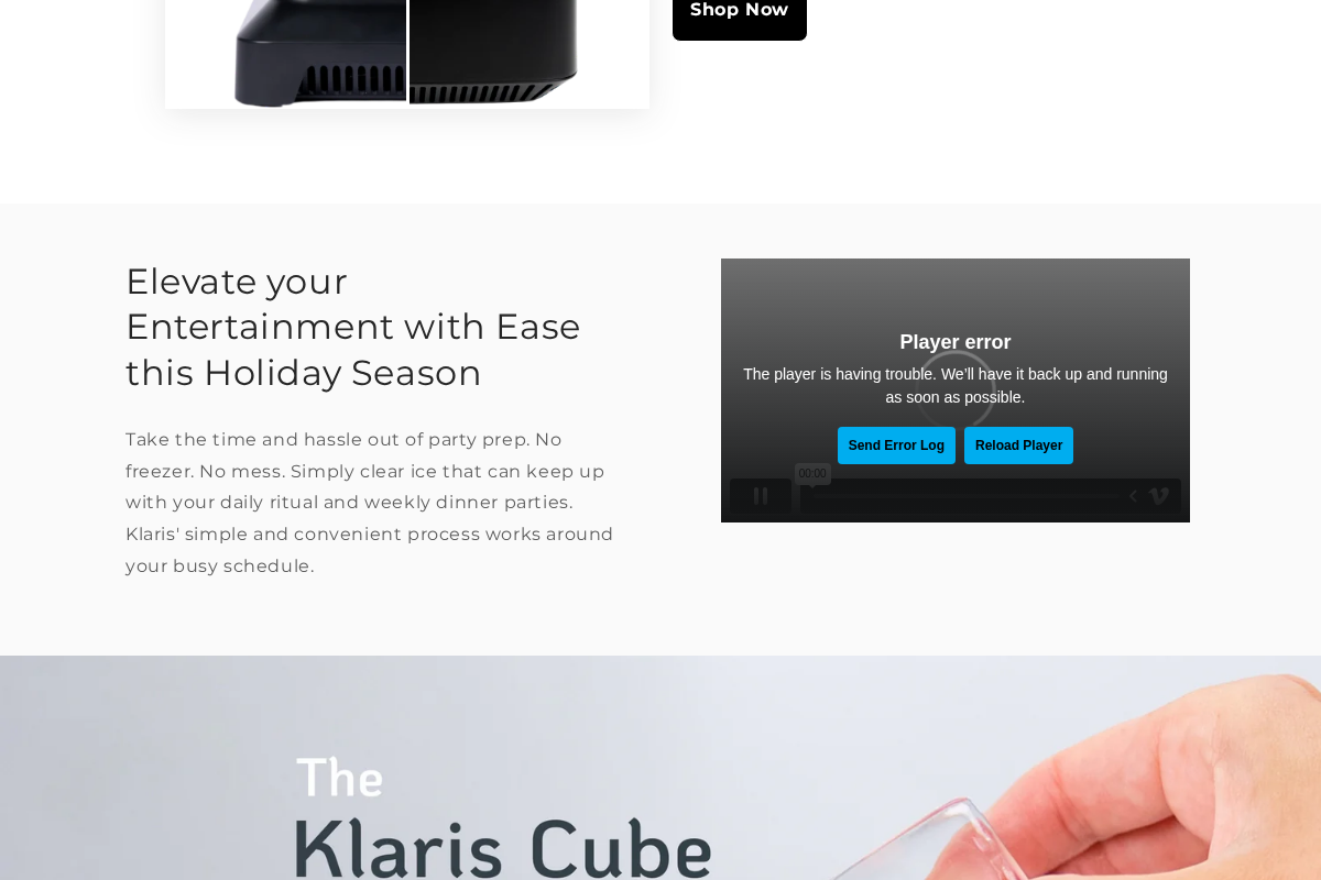 craftklaris homepage screenshot