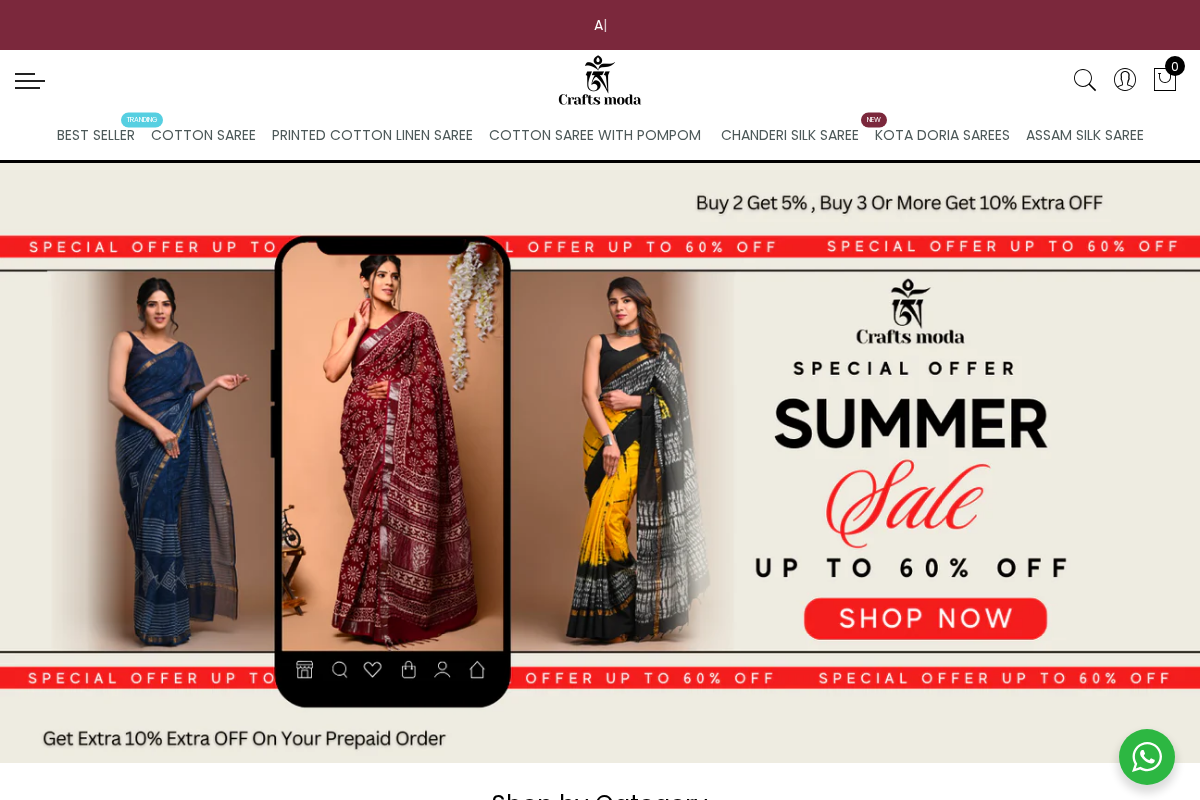Craftsmoda homepage screenshot