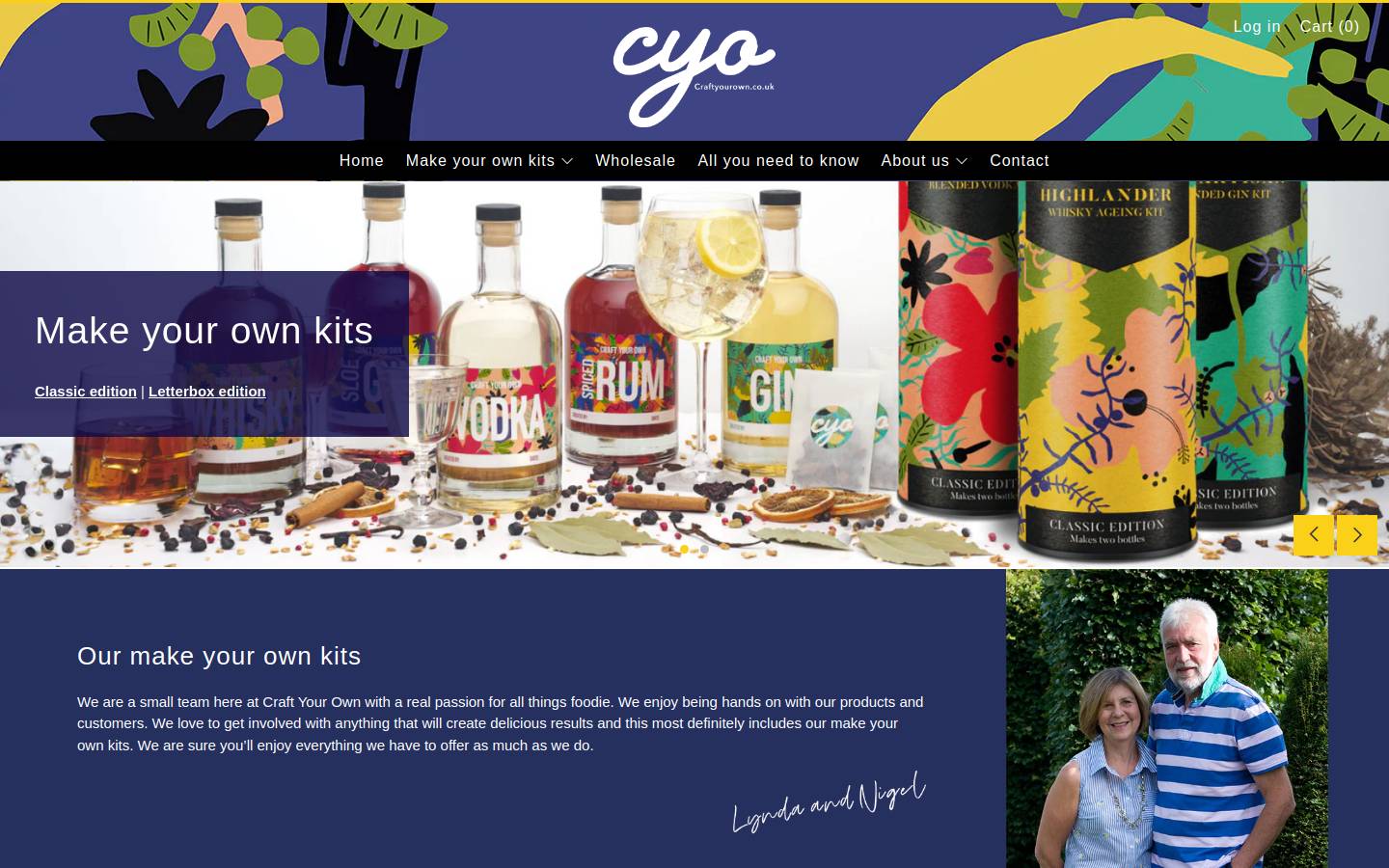 craftyourown.co.uk homepage screenshot