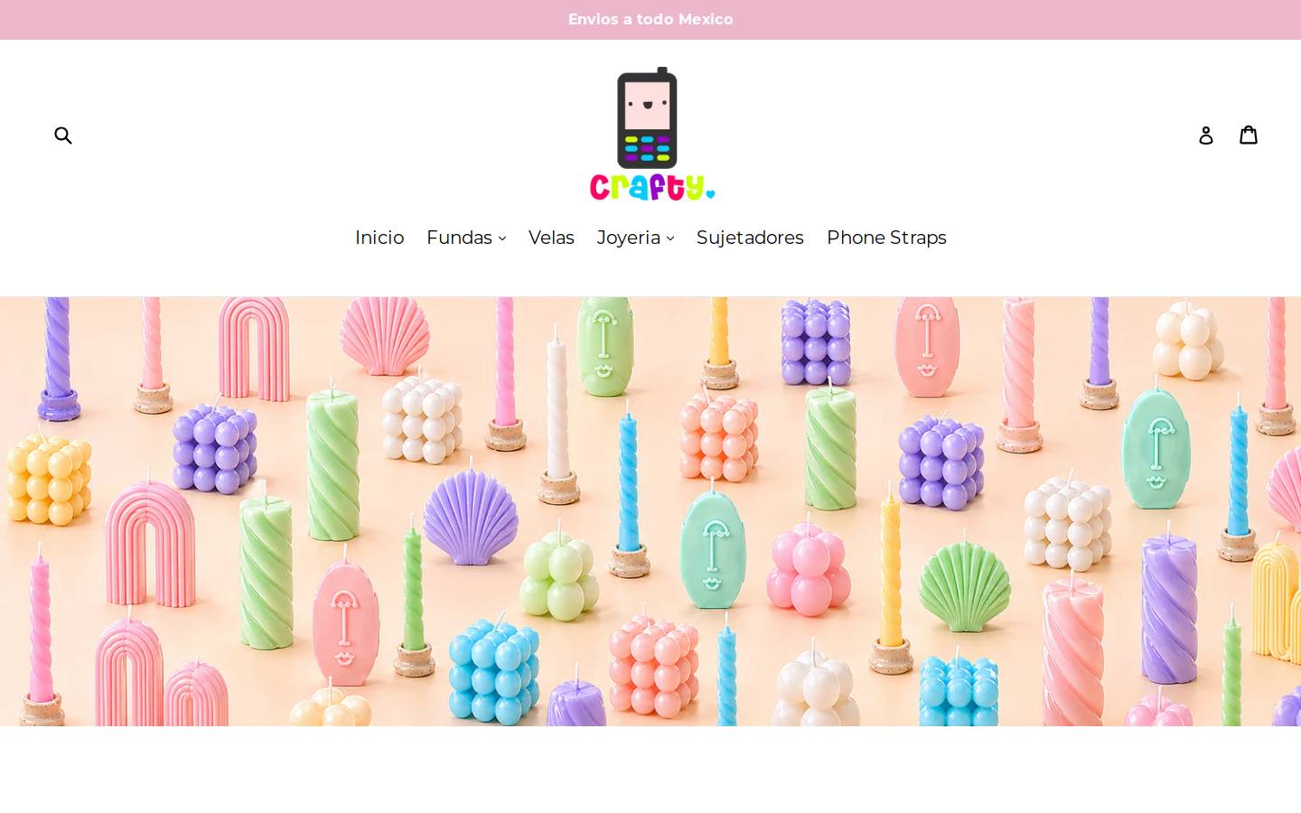 craftystore.com.mx homepage screenshot