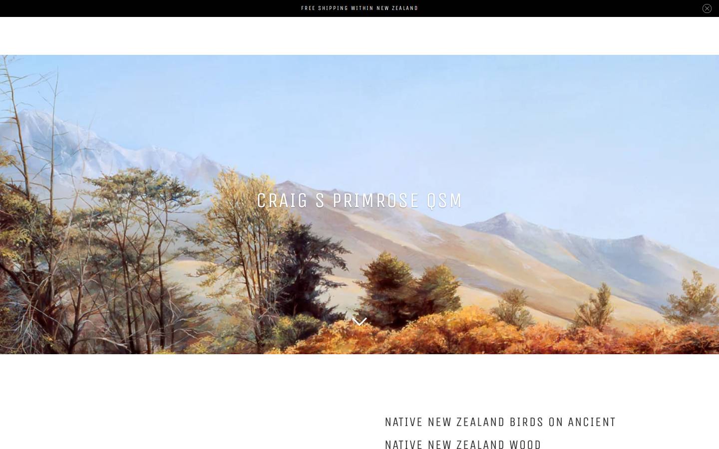 craigprimrose.com homepage screenshot