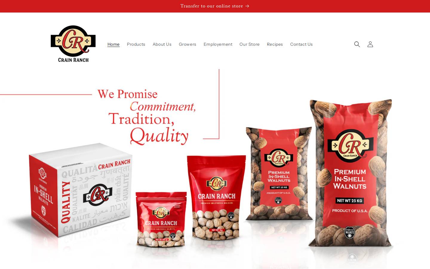 crainranch.com homepage screenshot