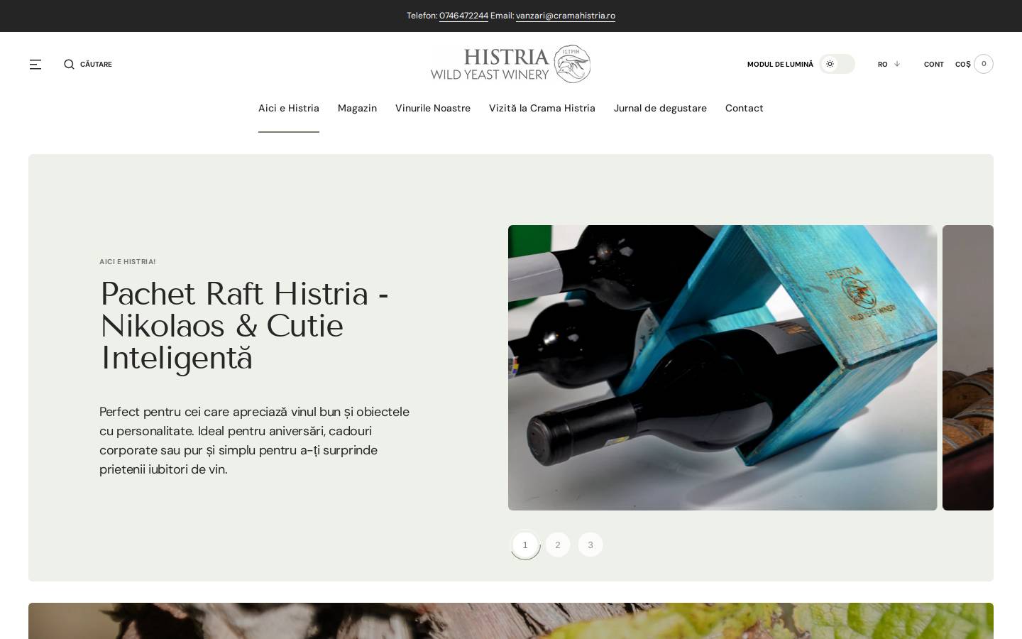 cramahistria.ro homepage screenshot