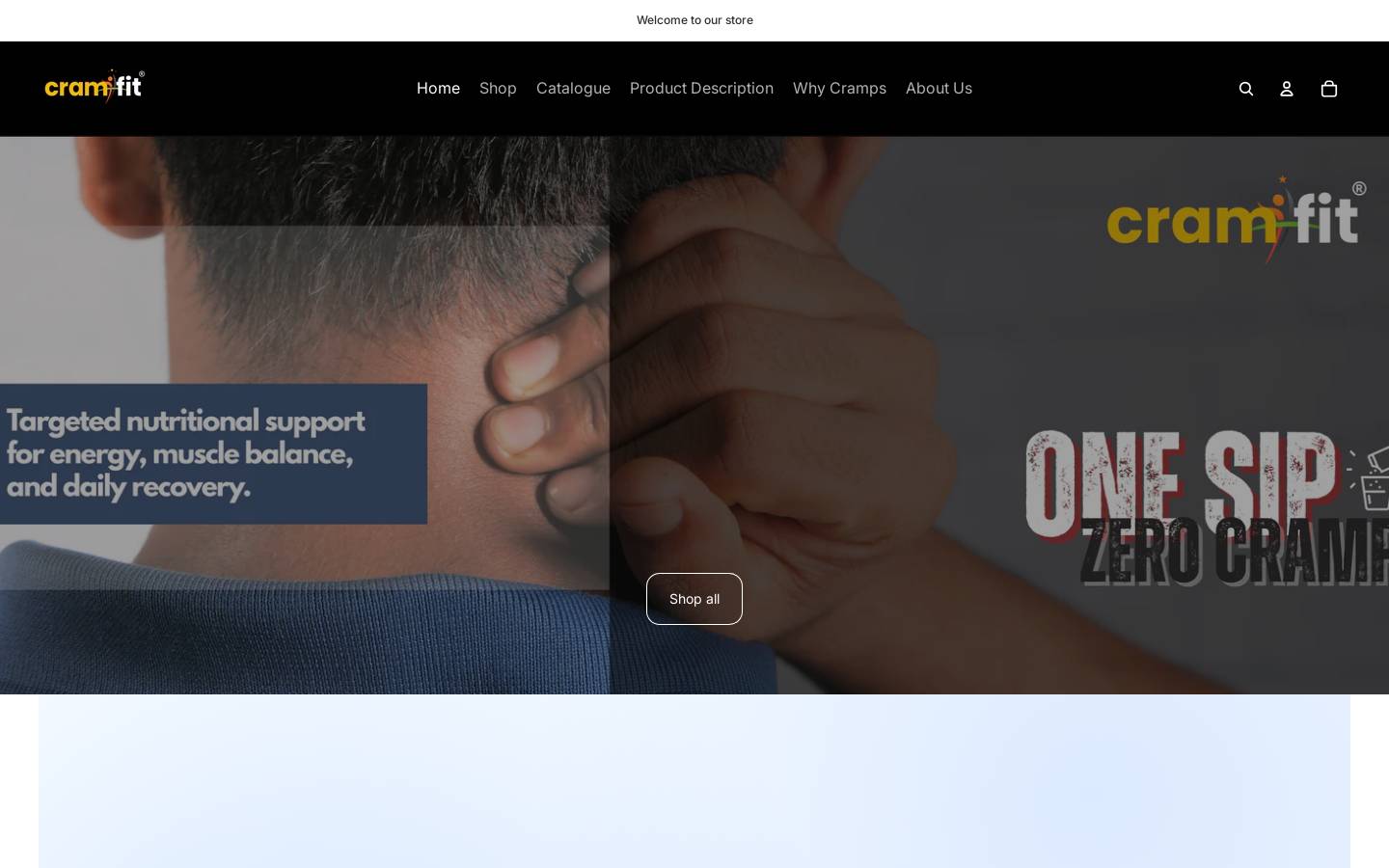 cramfit.in homepage screenshot