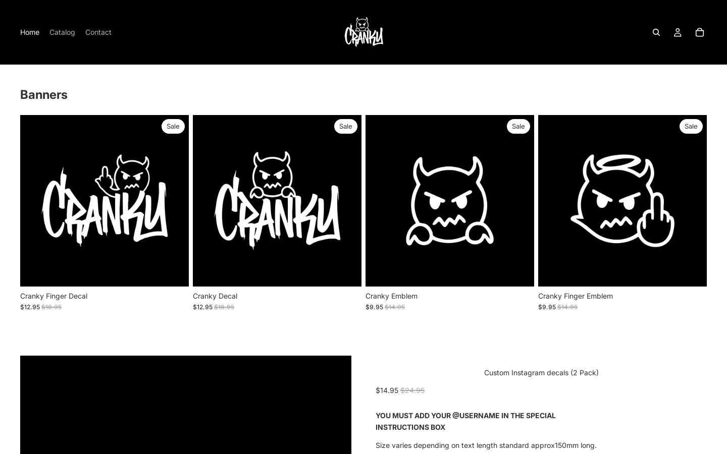 crankyaus.com homepage screenshot