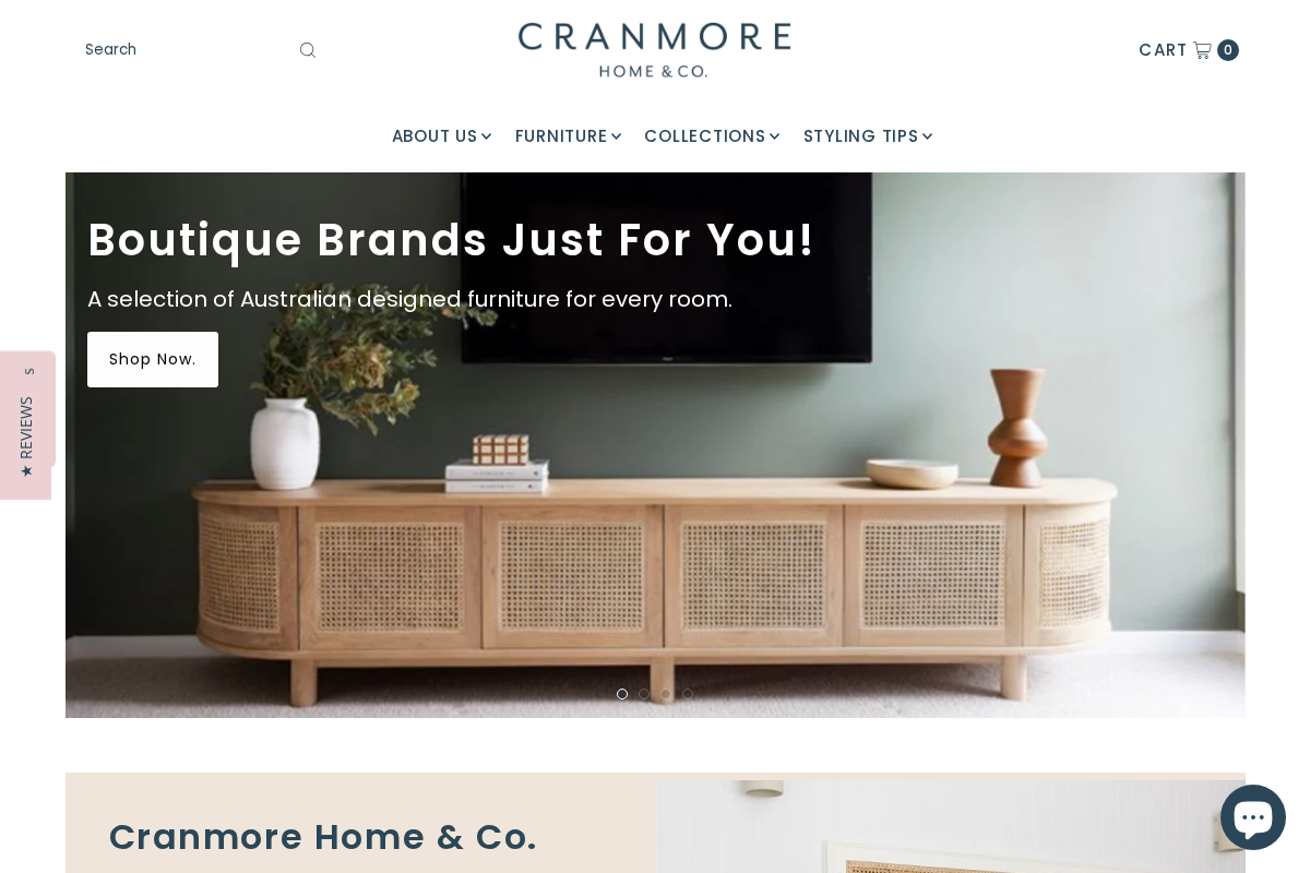 Cranmore Home & Co. homepage screenshot