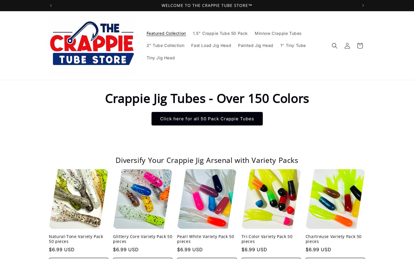crappietube.com homepage screenshot