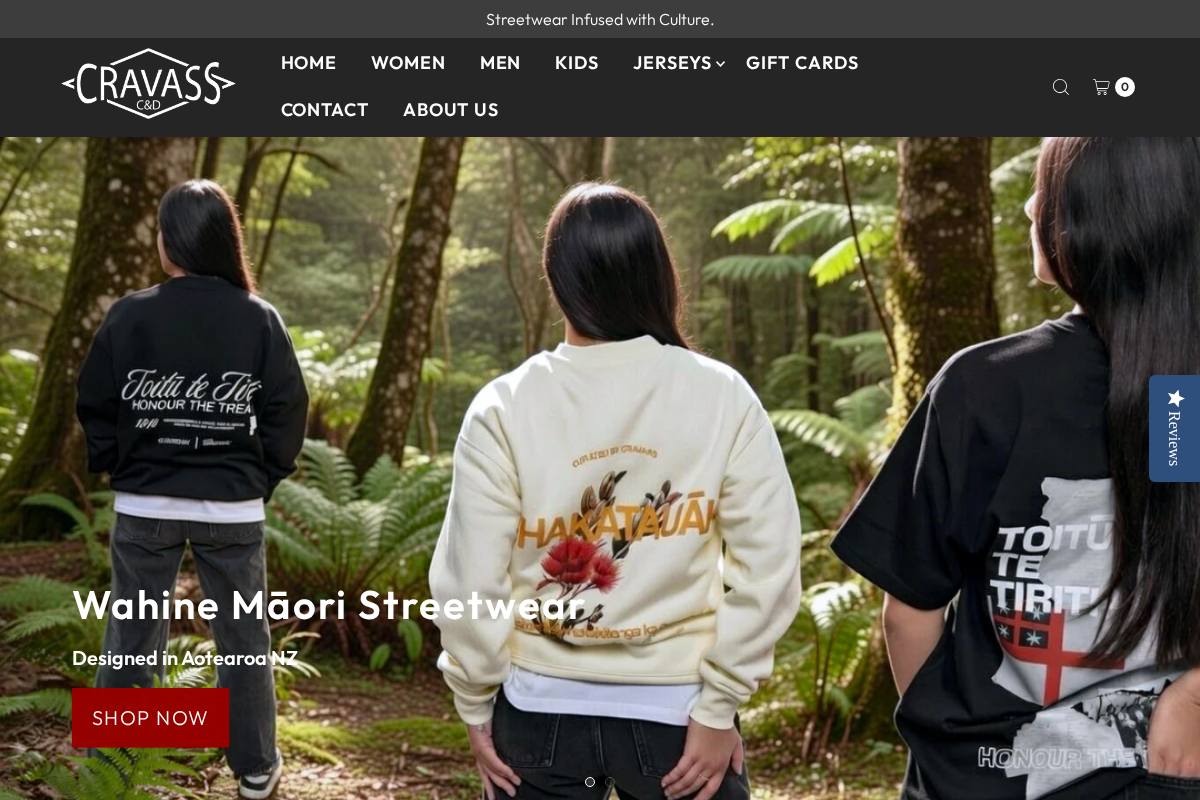 cravass.co.nz homepage screenshot