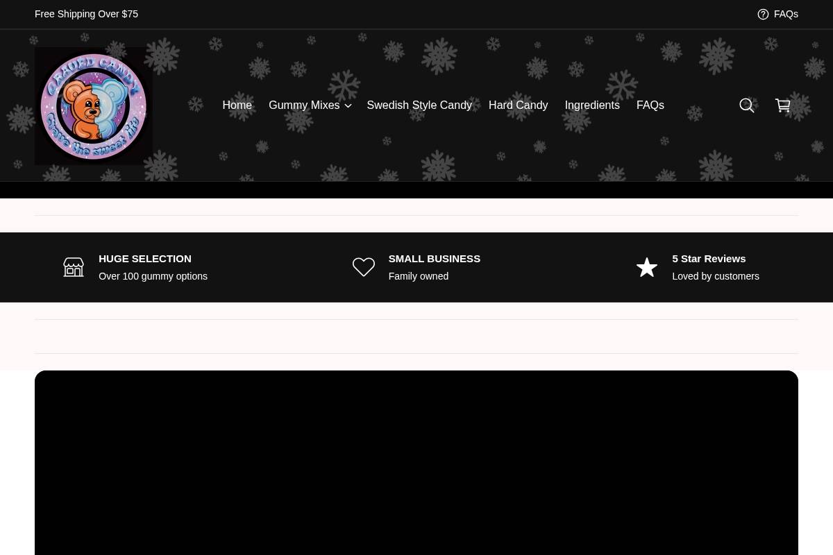 cravedcandy.com homepage screenshot