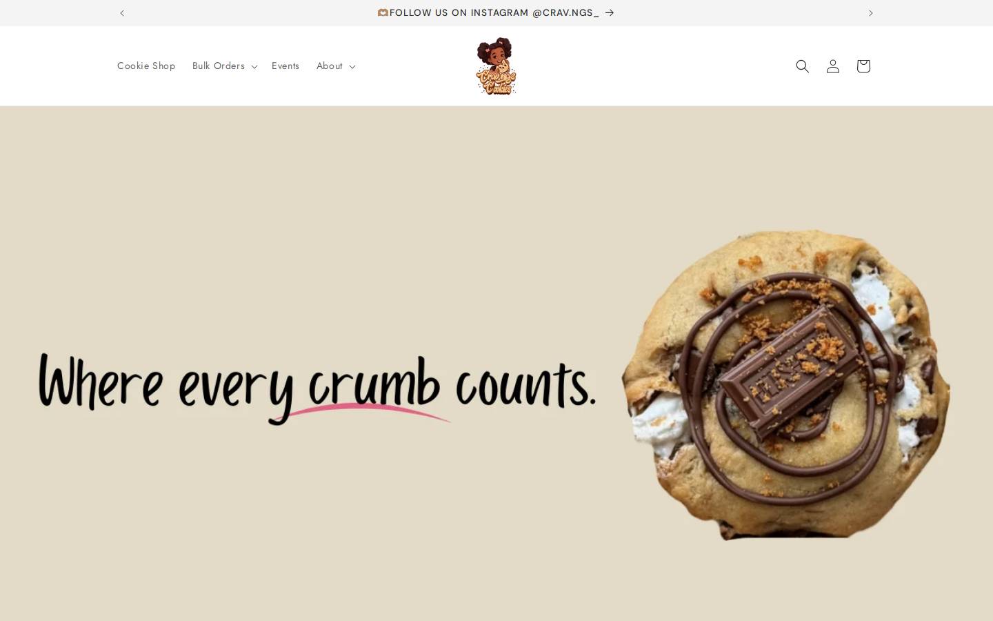 cravngs.com homepage screenshot