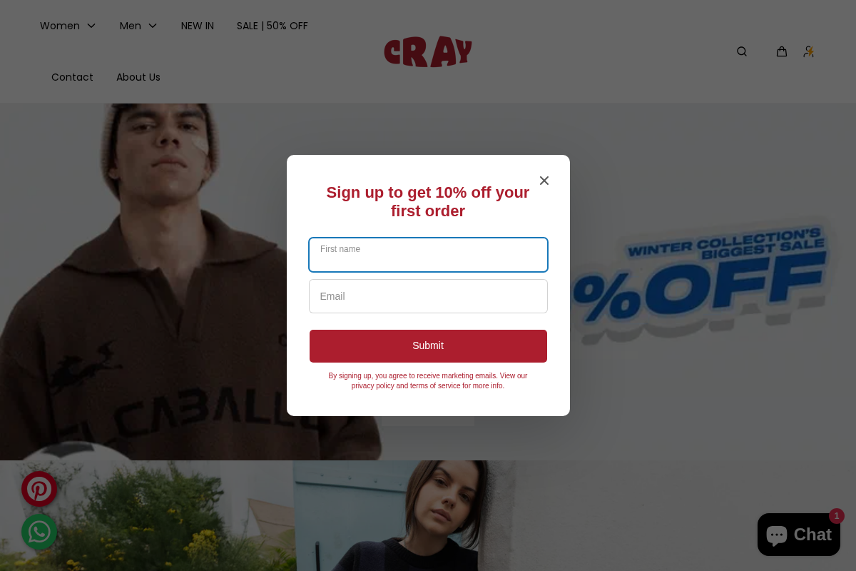 Crayyheads homepage screenshot