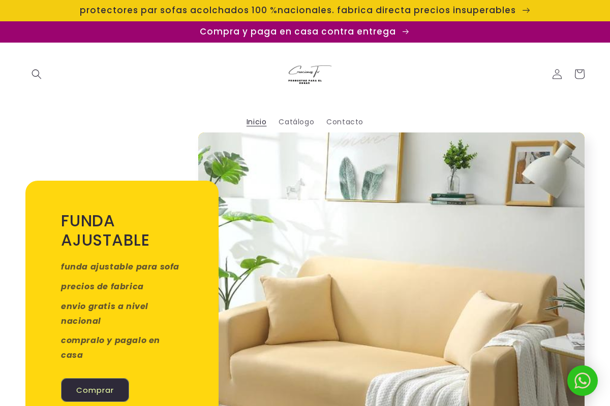 CreacionesTV homepage screenshot