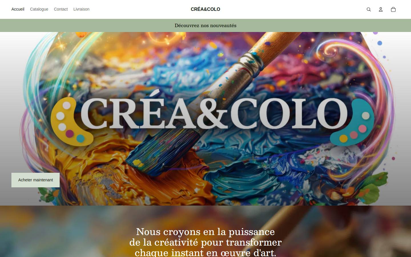 creacolo.com homepage screenshot