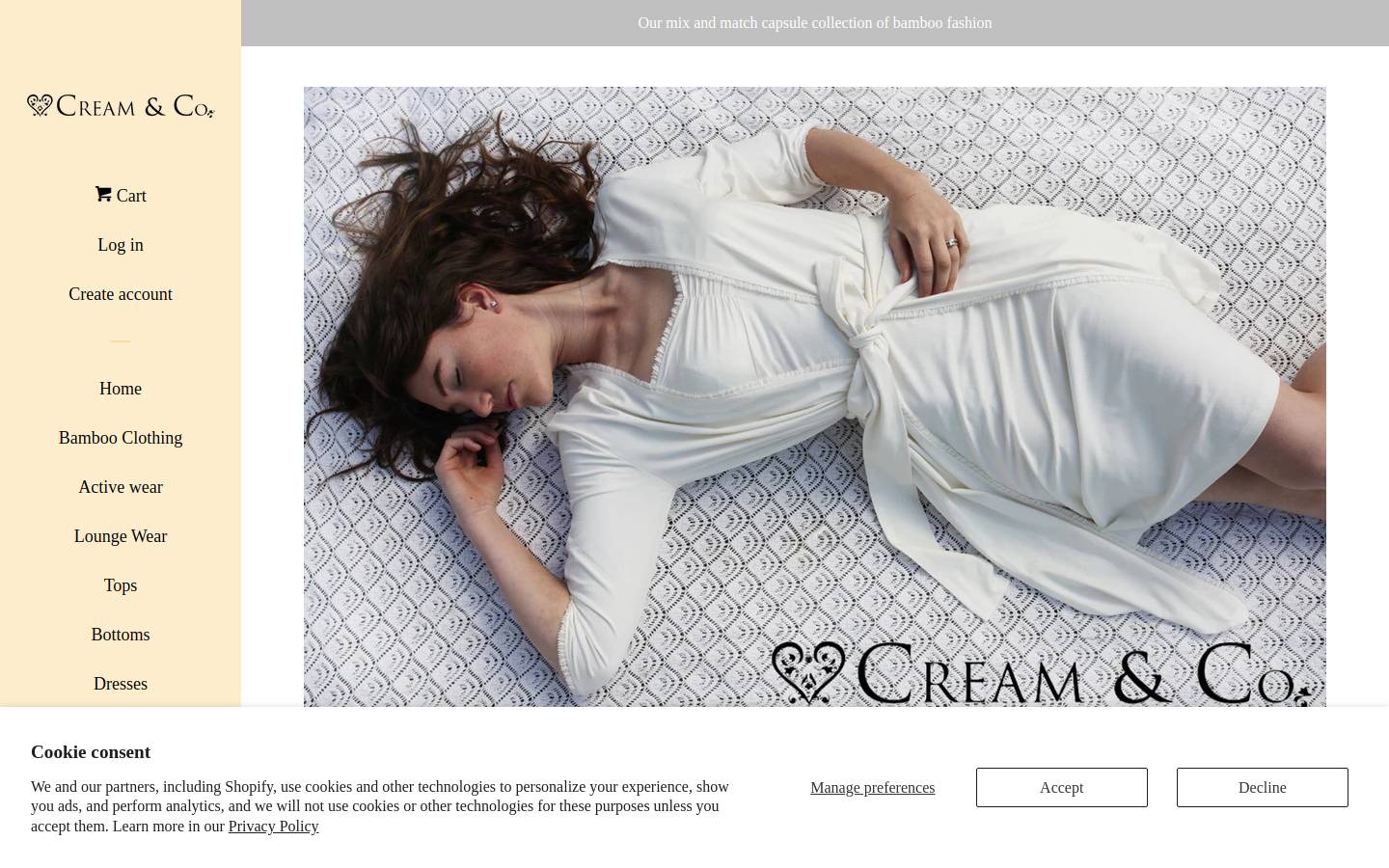 creamandco.com homepage screenshot