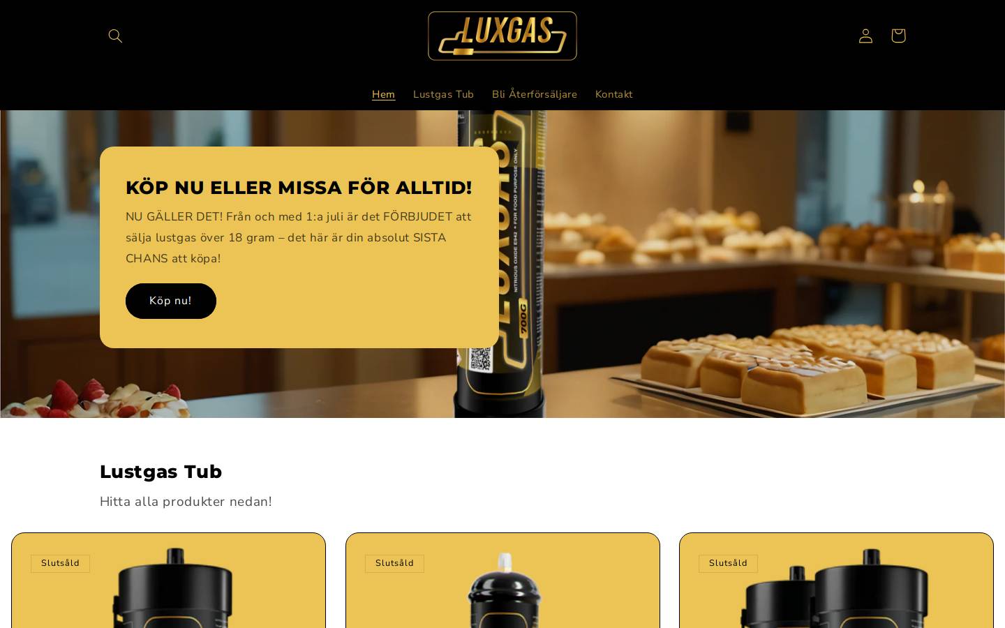creamdeluxe.se homepage screenshot