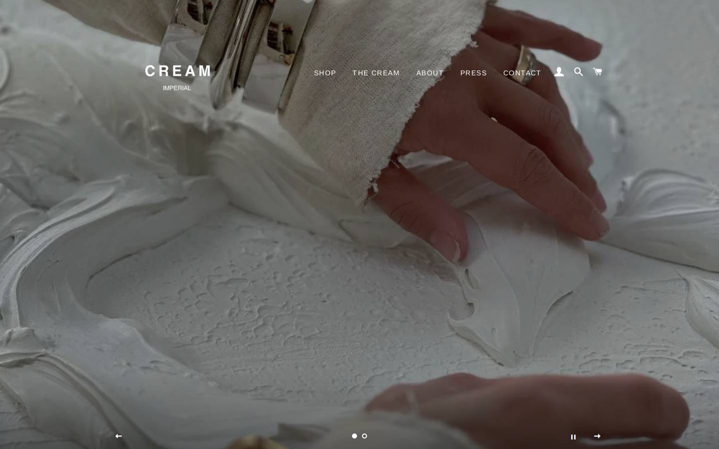 creamimperial.com homepage screenshot