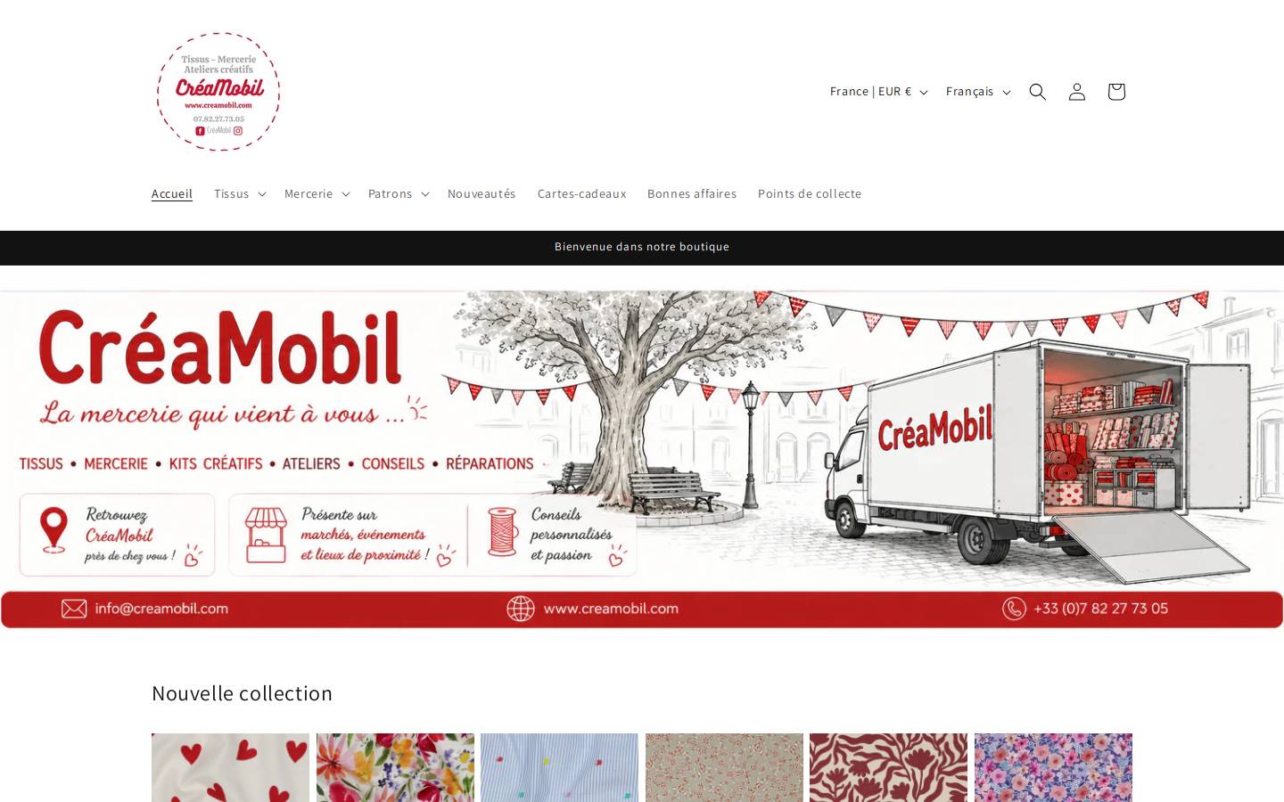 creamobil.com homepage screenshot