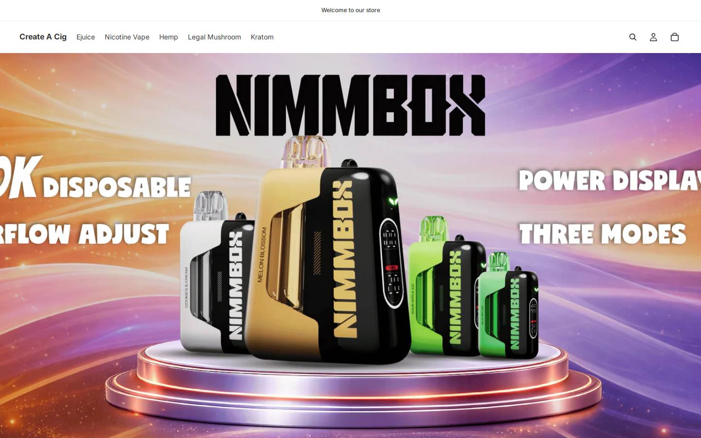 createacigtx.com homepage screenshot