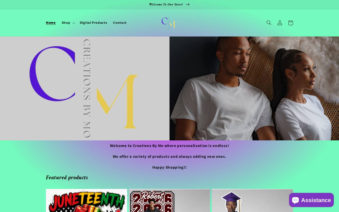 creations-bymo.com homepage screenshot