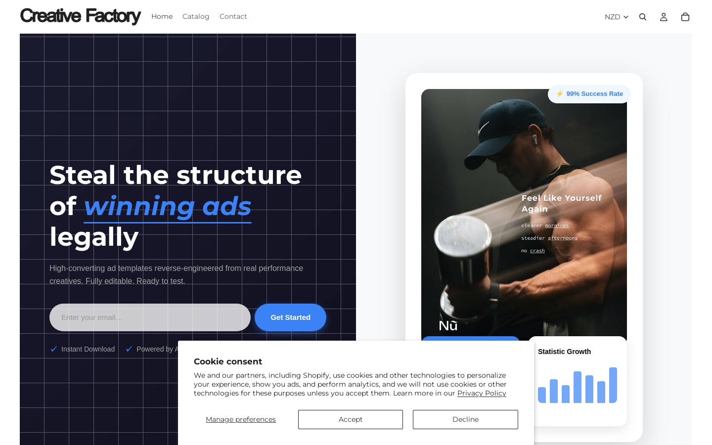 creative-factory.co homepage screenshot