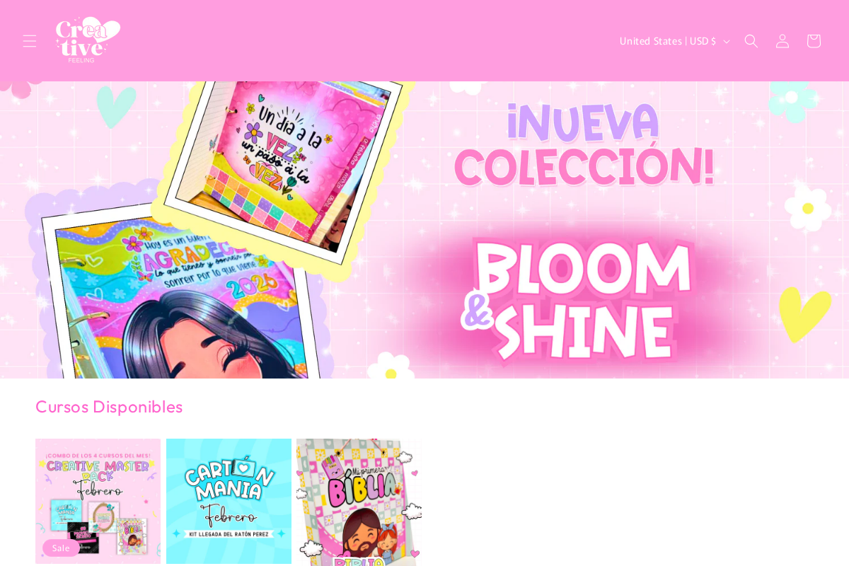 creativefeelinghm.com homepage screenshot