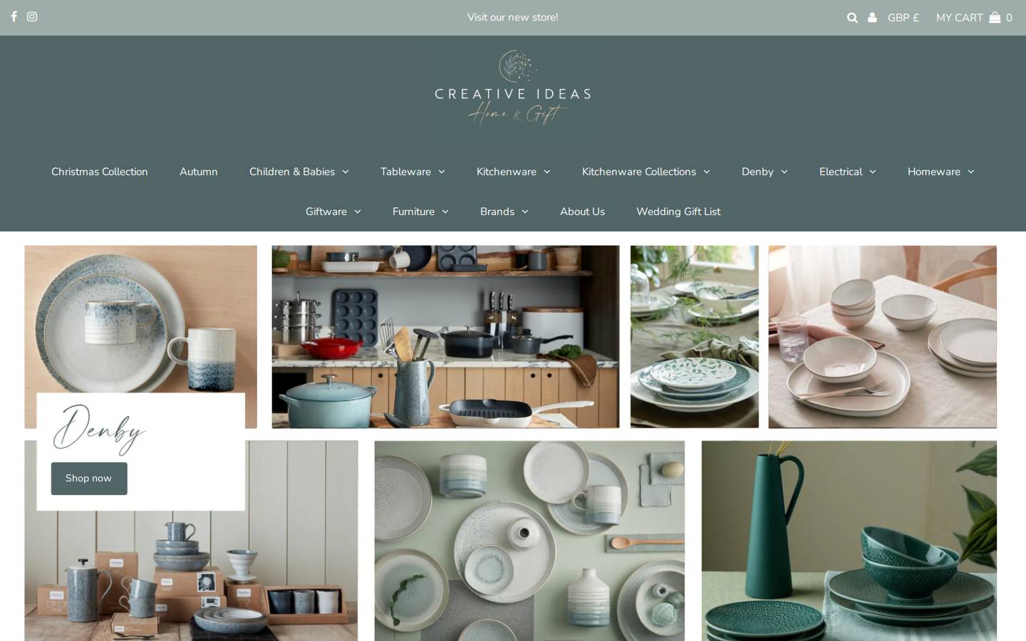 creativeideashome.com homepage screenshot