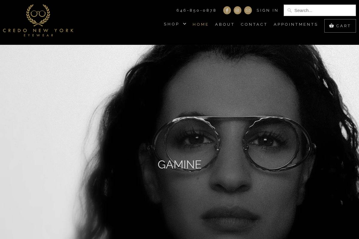 credonewyork.com homepage screenshot
